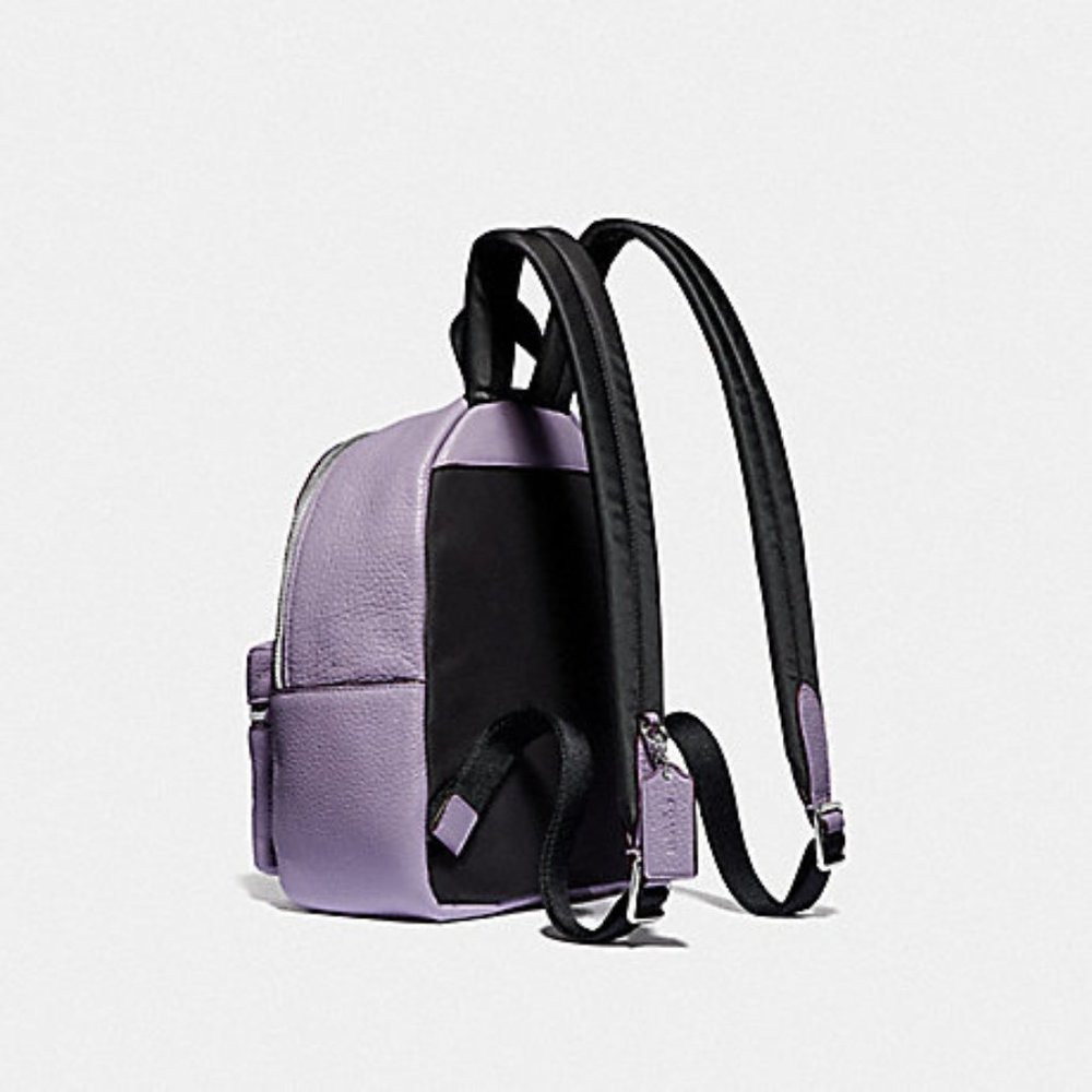 NWT Coach Chelsea Champlain Mini Charlie Backpack Purse Purple Tattoo Graphic - Picture 2 of 11